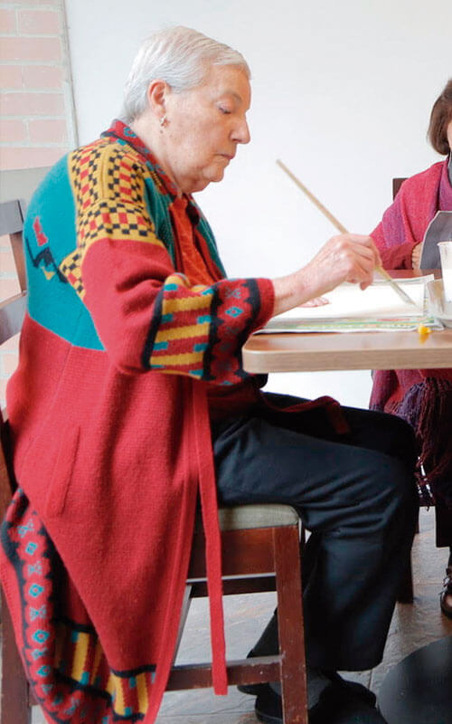 Taller de pintura en El Almendral